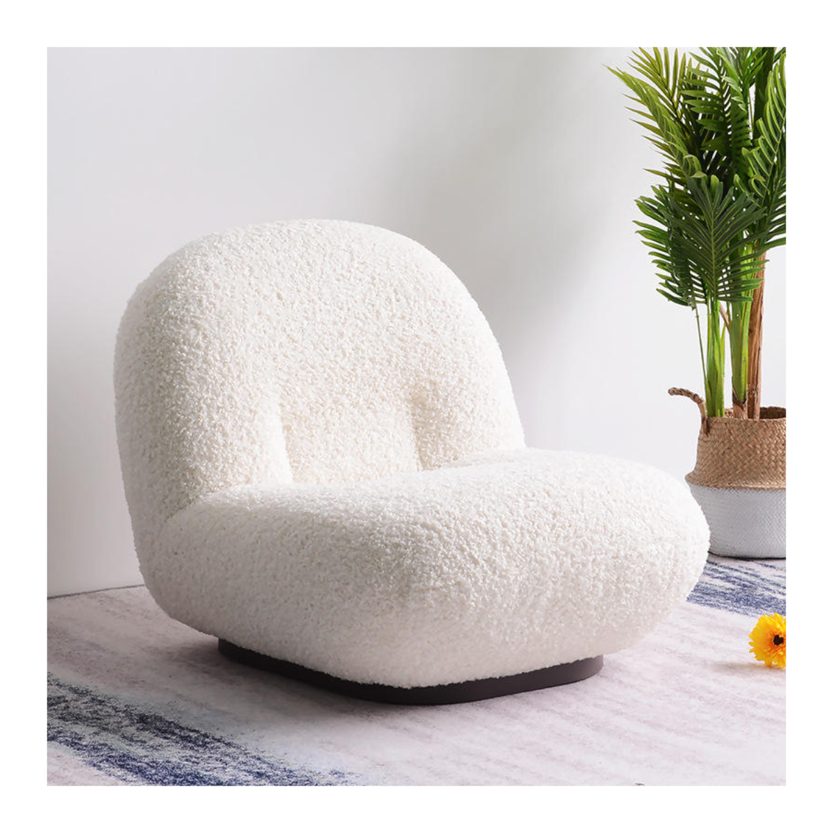 Cloud Nest Boucle Lounge Chair